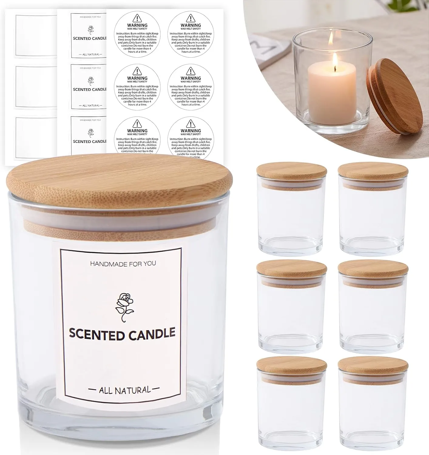 Clear Glass Jars
